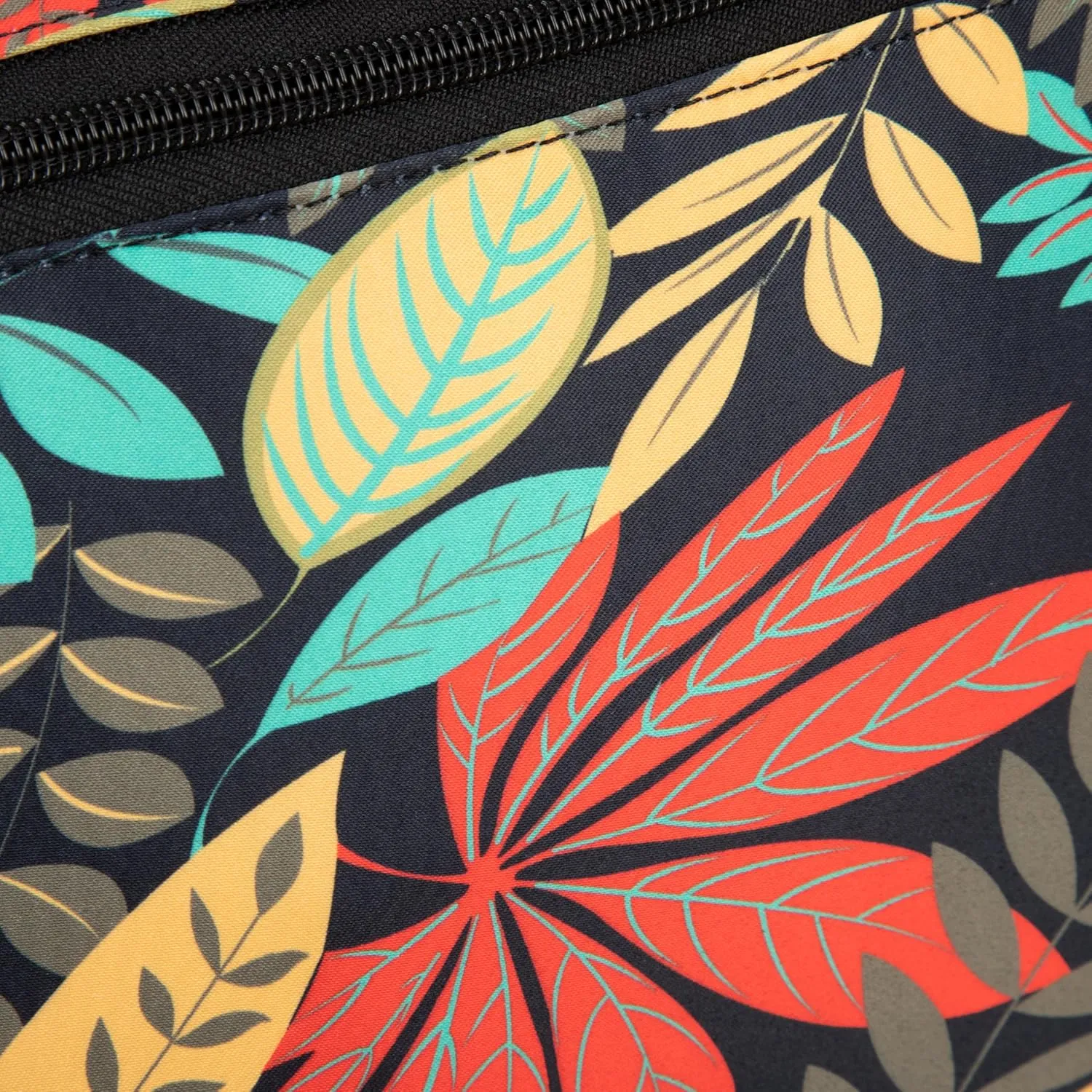 Nylon Floral Multi-Pocket Crossbody Purse Bags for Women Travel Shoulder Bag