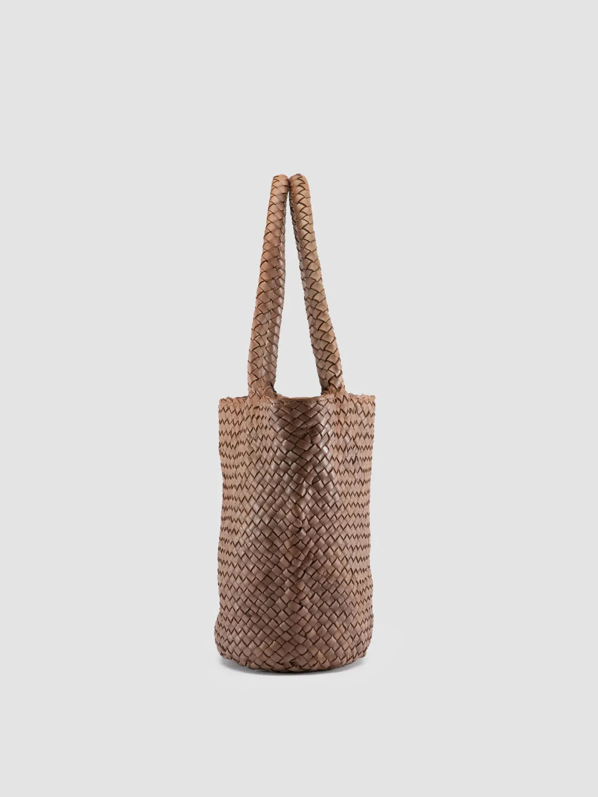 OC CLASS 072 - Brown Leather Shoulder Bag