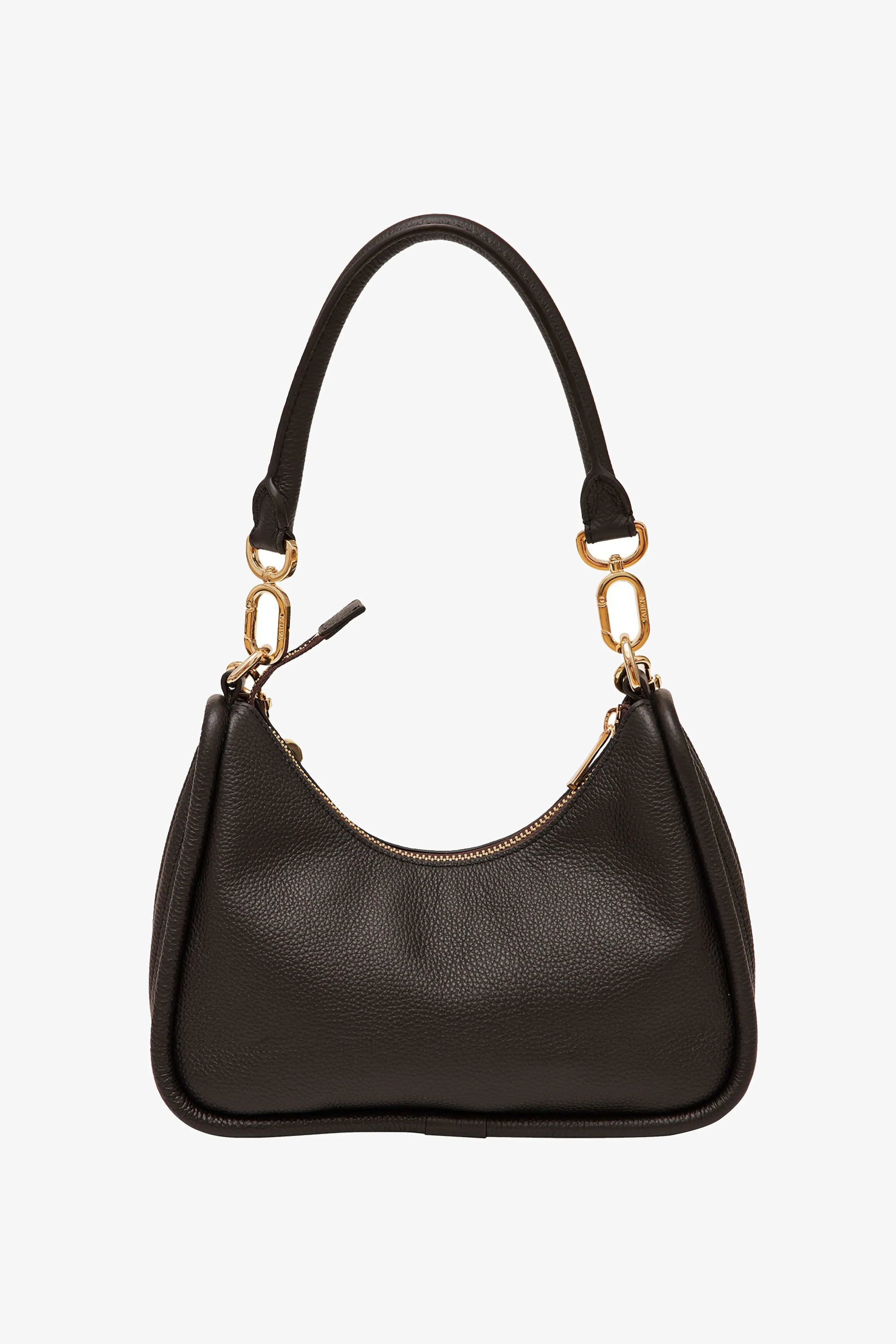 Odette Black Handbag with Gold Chain Detail