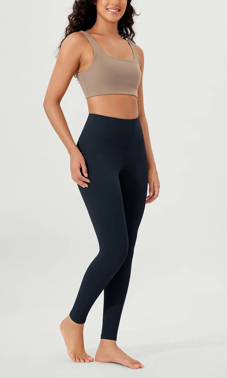 ODODOS ODLEX High Waist 7/8 Length Workout Leggings for Women, 25"/28" Tummy Control Athletic Running Leggings