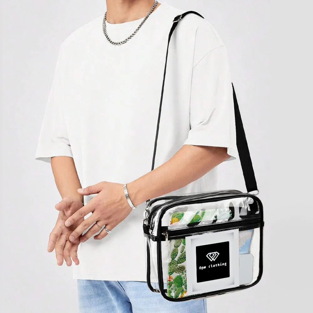 OPM BLACK INIGNIA Transparent satchel set Two piece  2024 New