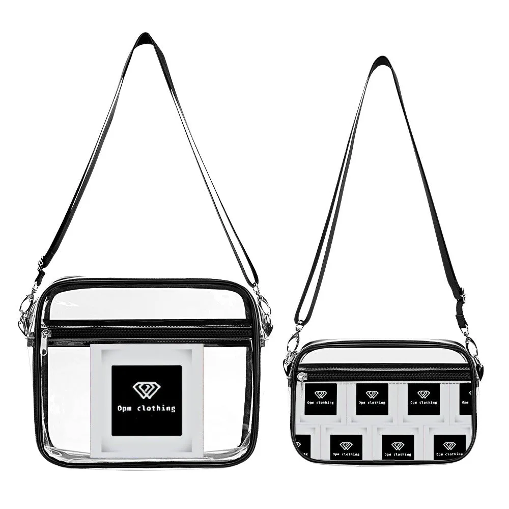 OPM BLACK INIGNIA Transparent satchel set Two piece  2024 New