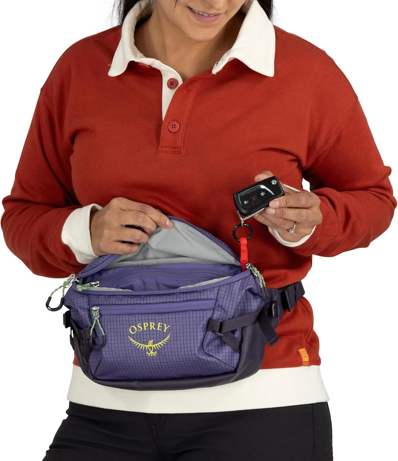 Osprey Transporter Everyday Waist Pack, Black