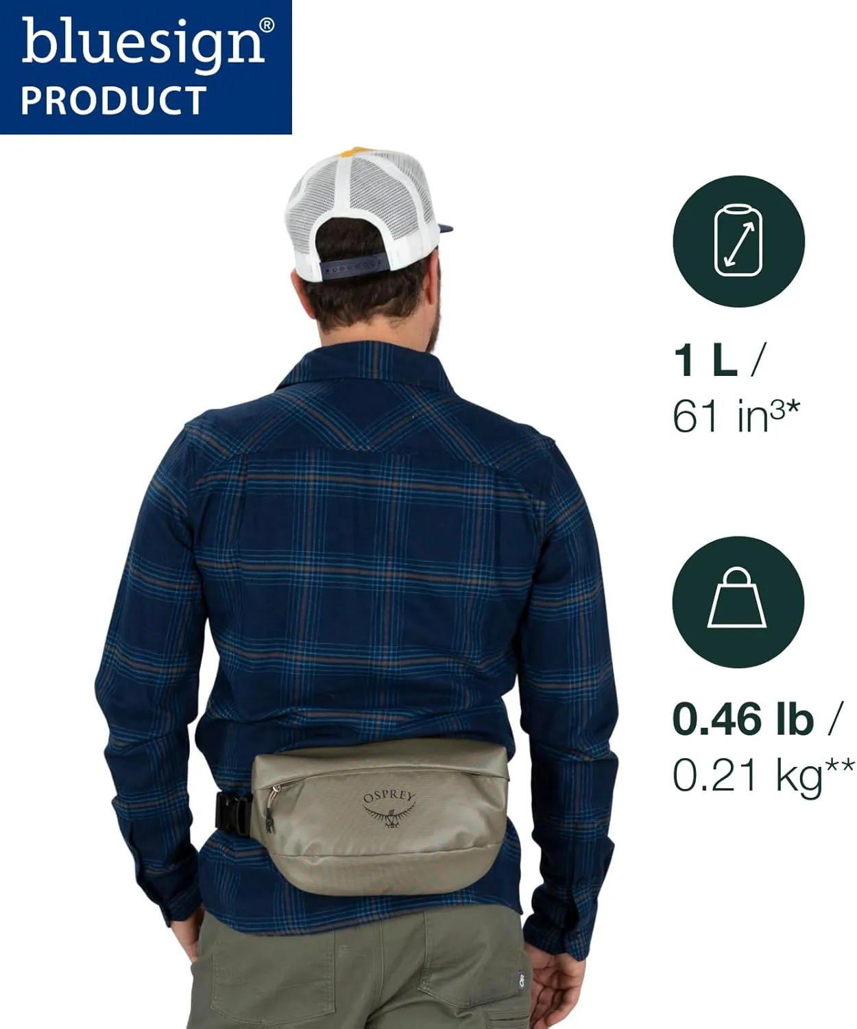 Osprey Transporter Everyday Waist Pack, Black