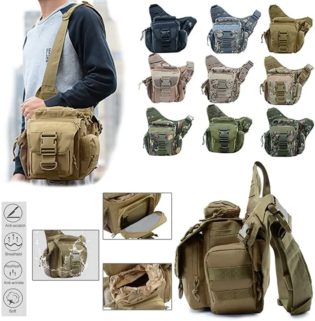 Outdoor Sports Messenger Bag for Tactical Military Camera Equipment