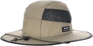 Panama Jack Men's Sun Hat - Nylon Boonie Bucket, Packable, 3 1/4" Big Brim, UPF 50  UVA/UVB Sun Protection