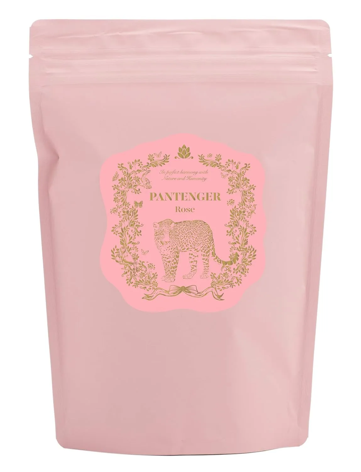 Pantenger Rose Black Tea. 20 Pyramid Bags. Organic Ceylon OP tea and Rose Petals from Morocco.