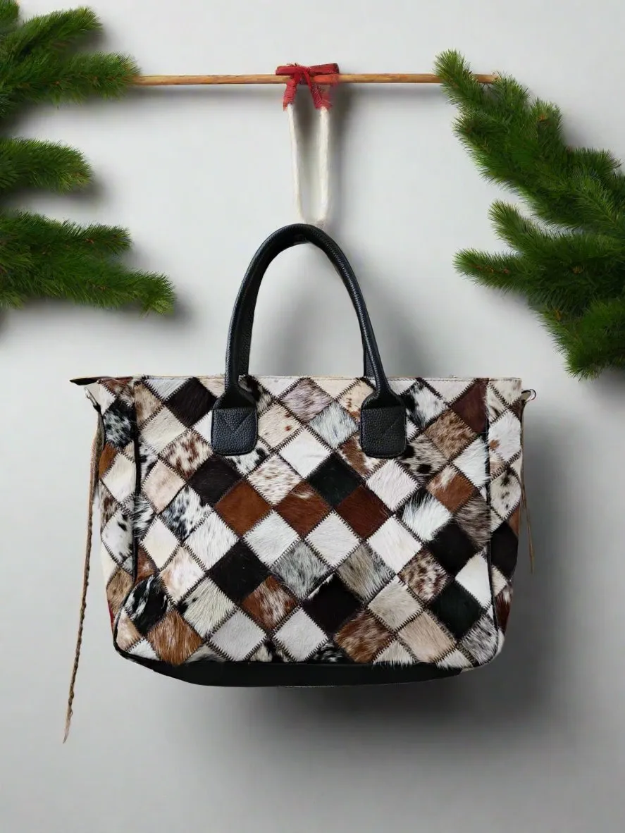 Patchwork Large Shoulder Bag