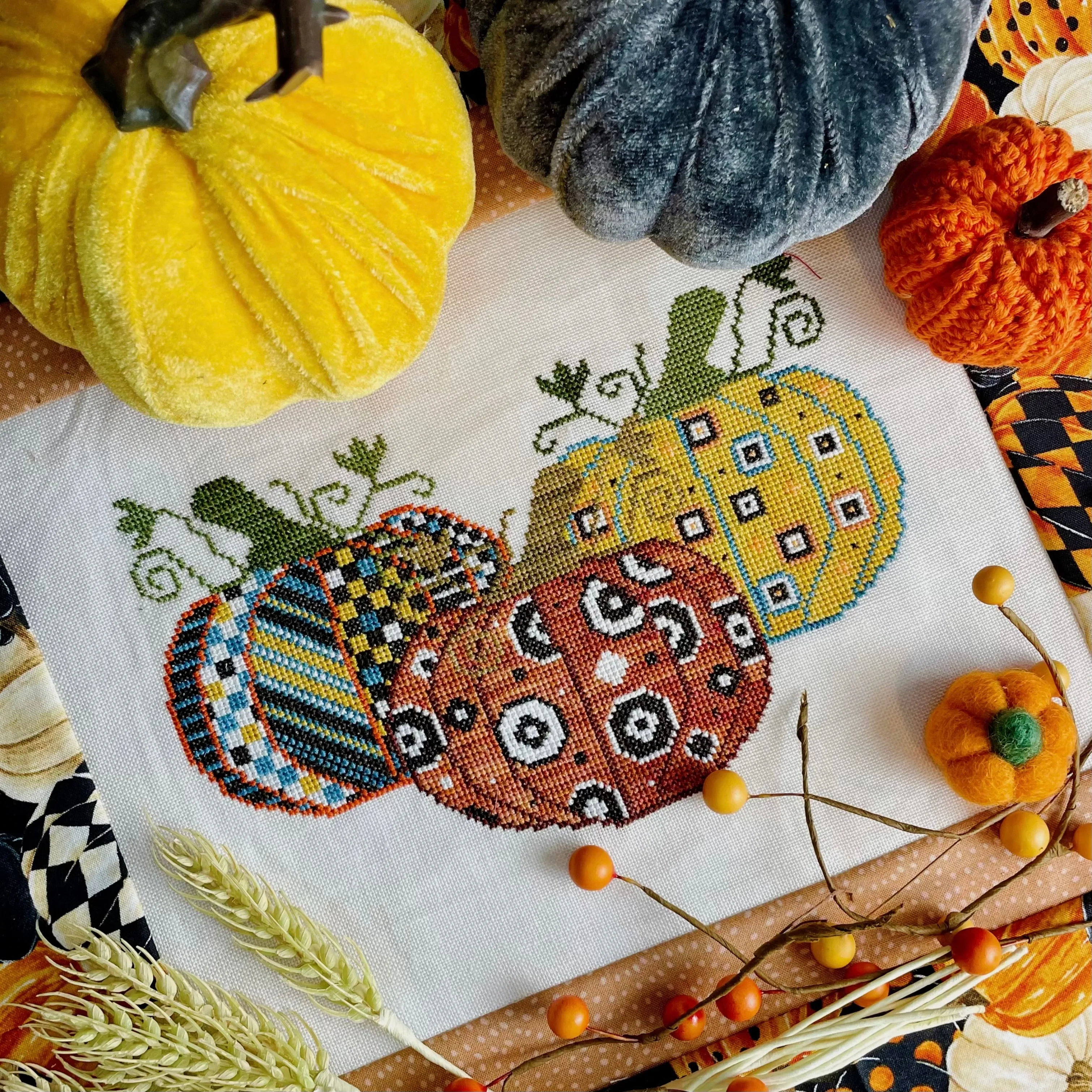 Patchwork Pumpkins Project Bag Bundle