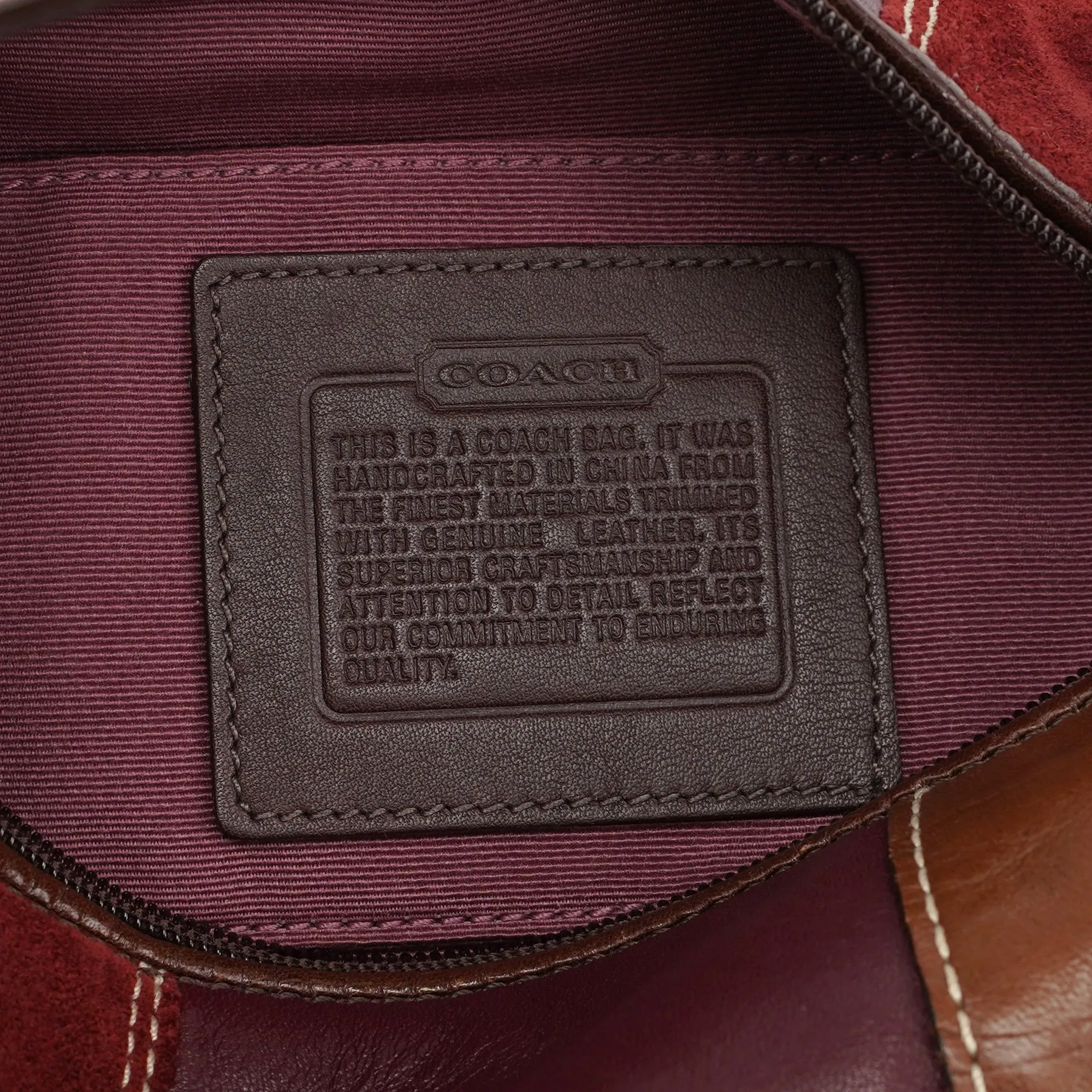 Patchwork Signature C Mini Hobo Bag