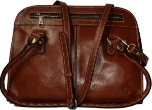 Patricia Nash Heritage Calvi Tan Satchel - Veg Tan