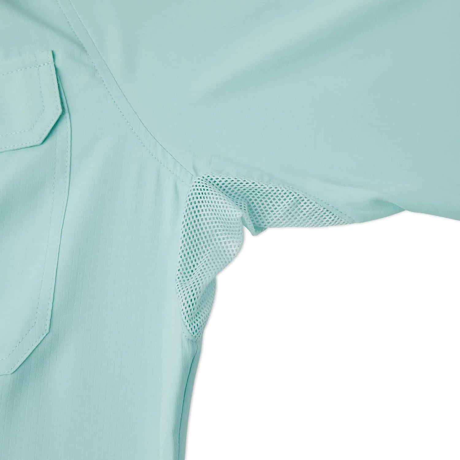 PELAGIC Women's Keys Guide Fishing Shirt, Short Sleeve, UPF 50  Protection, Ventilated and Lightweight