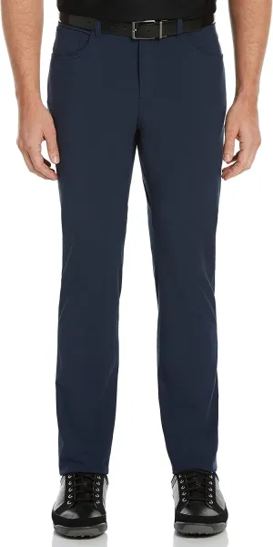 PGA TOUR Men's Flat Front 5-Pocket Stretch Golf Pant with Active Waistband (Waist Size 30-44 Big & Tall)