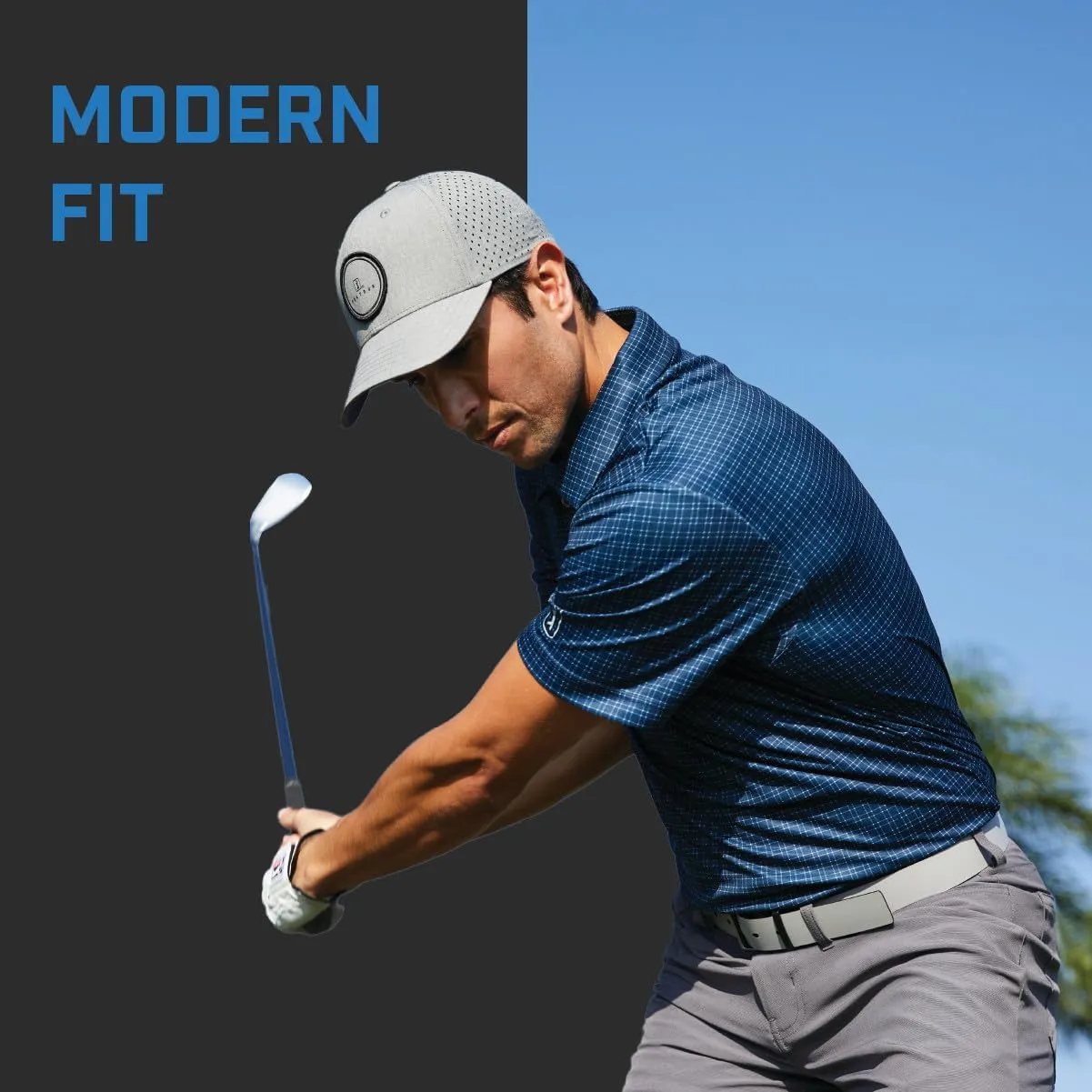 PGA TOUR Men's Flat Front 5-Pocket Stretch Golf Pant with Active Waistband (Waist Size 30-44 Big & Tall)
