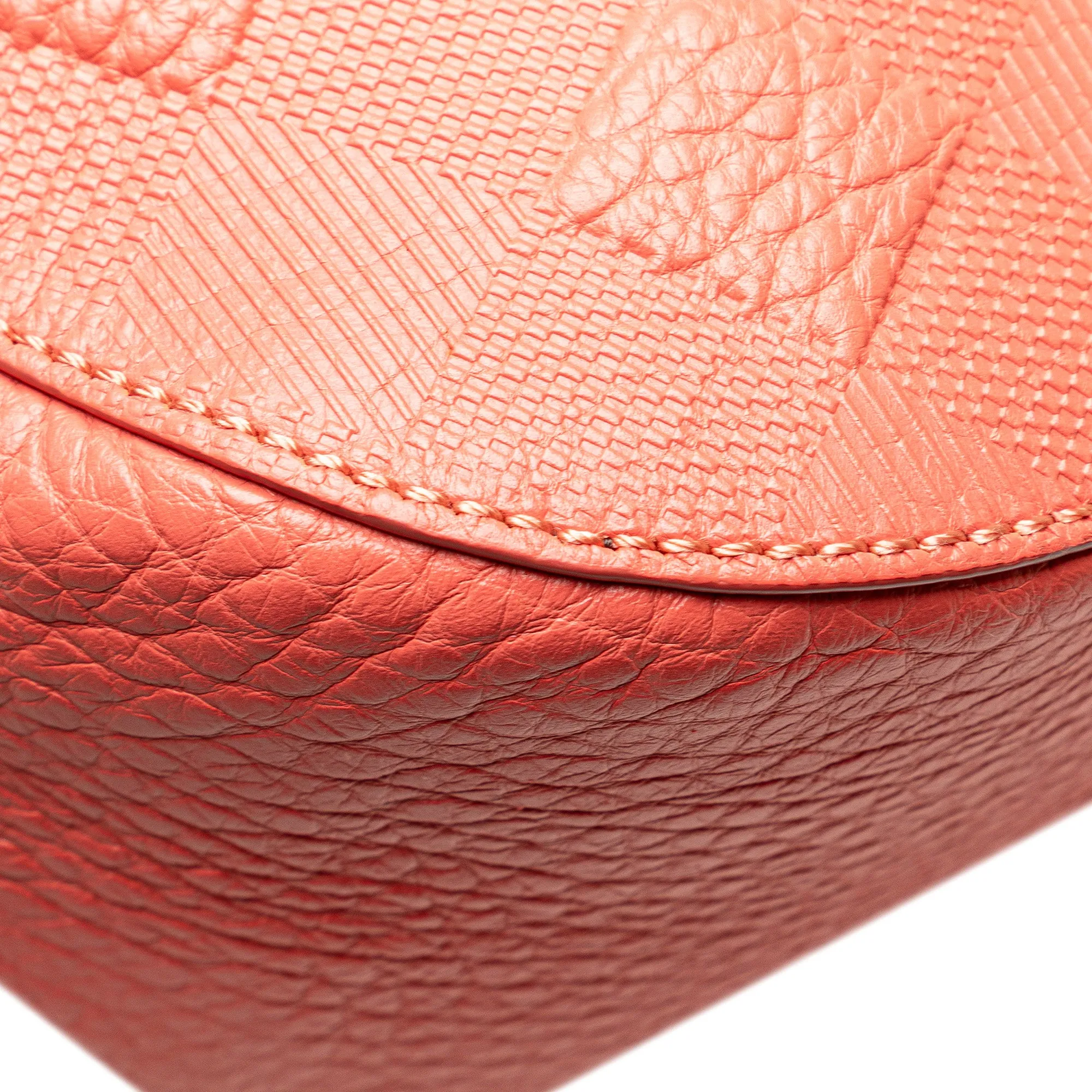 Pink Burberry Small Heritage Grain Check Embossed Orchard Bowling Bag Satchel