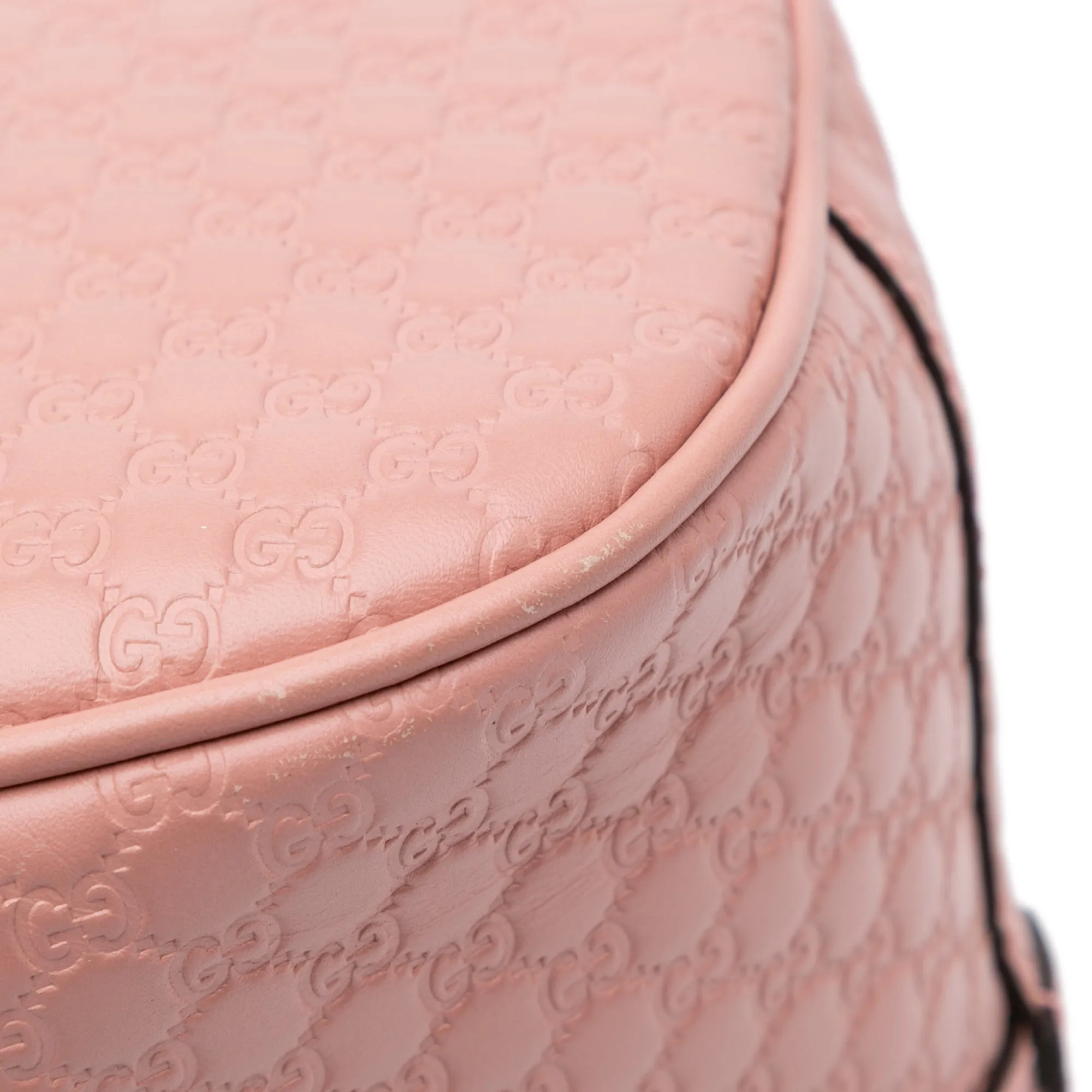 Pink Gucci Medium Microguccissima Dome Satchel