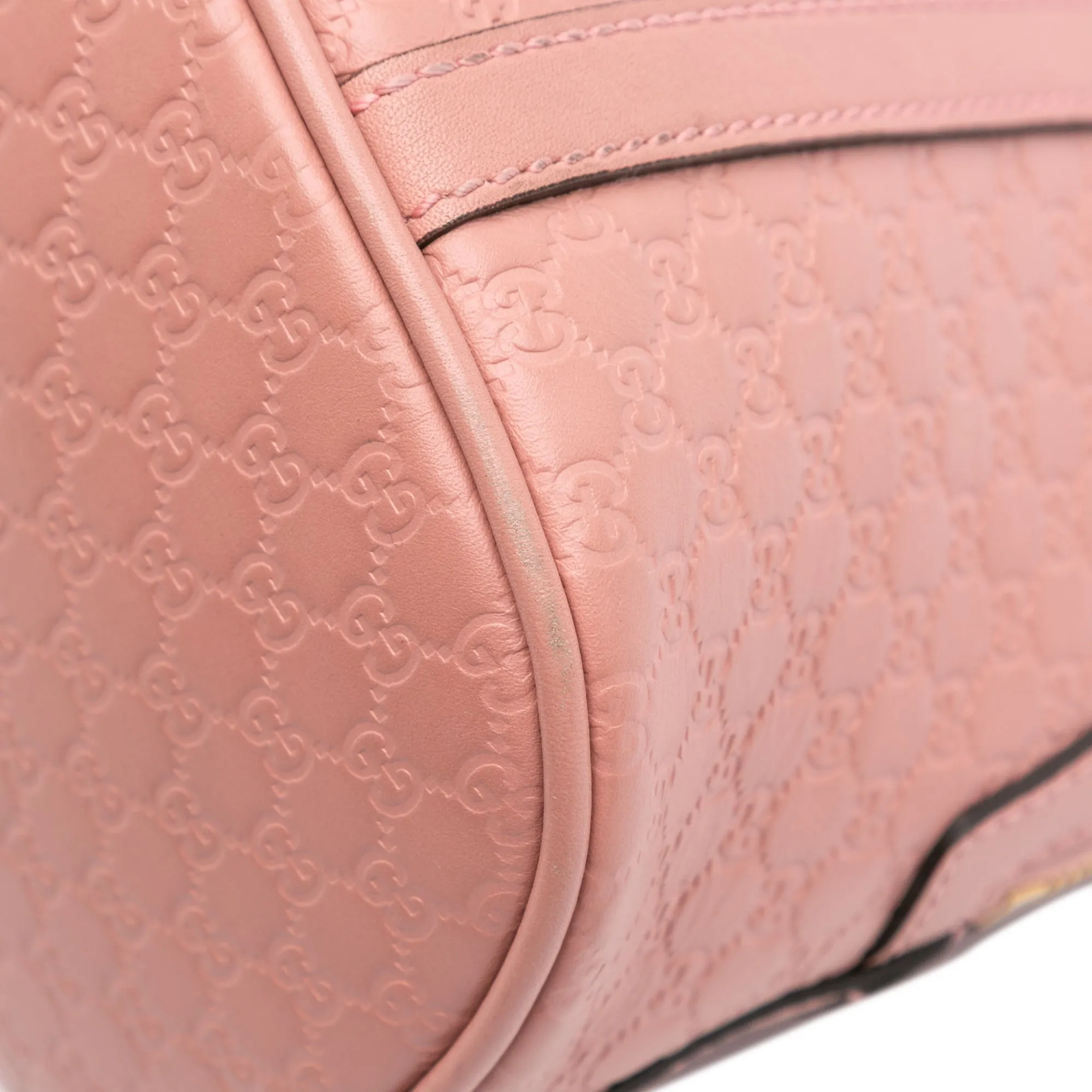 Pink Gucci Mini Microguccissima Dome Satchel