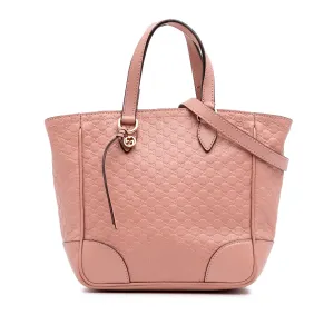 Pink Gucci Small Microguccissima Bree Satchel