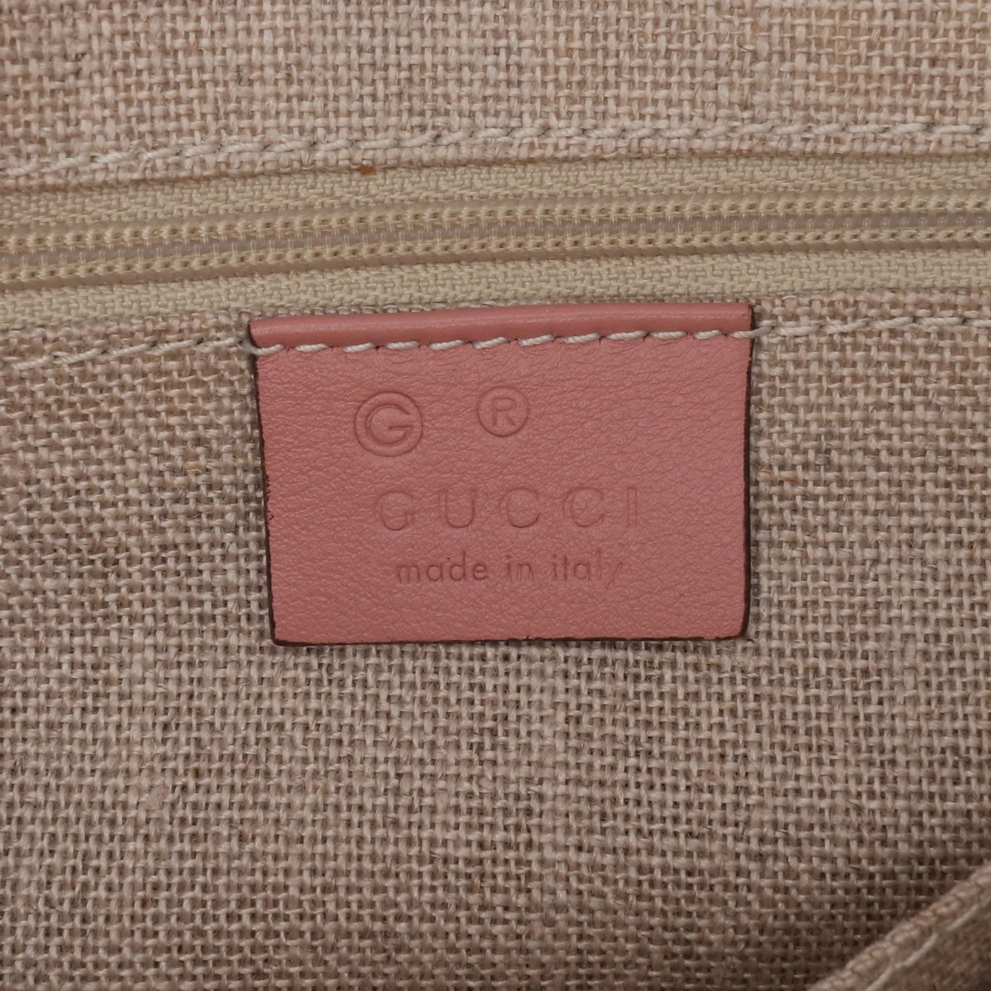 Pink Gucci Small Microguccissima Bree Satchel