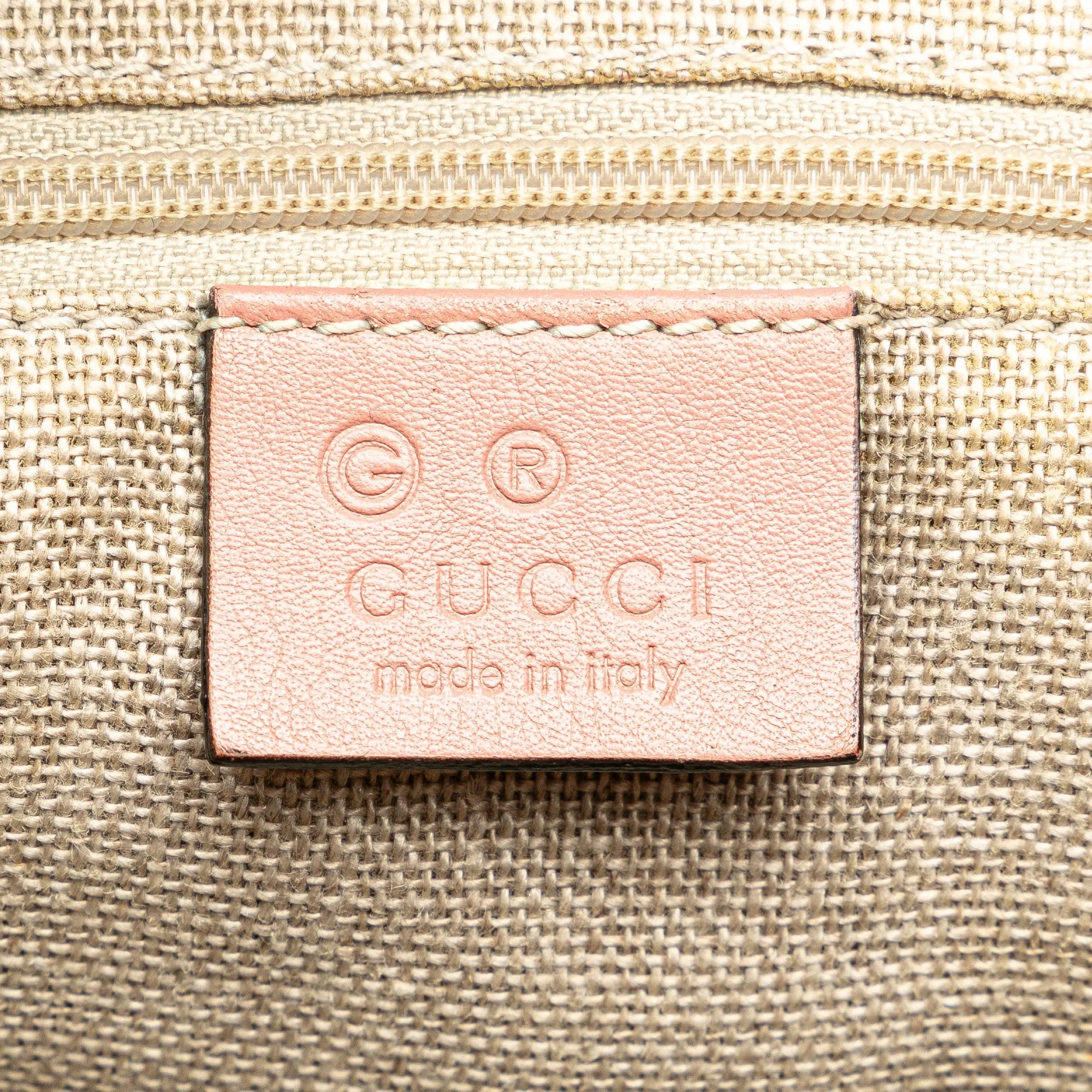 Pink Gucci Small Microguccissima Joy Satchel