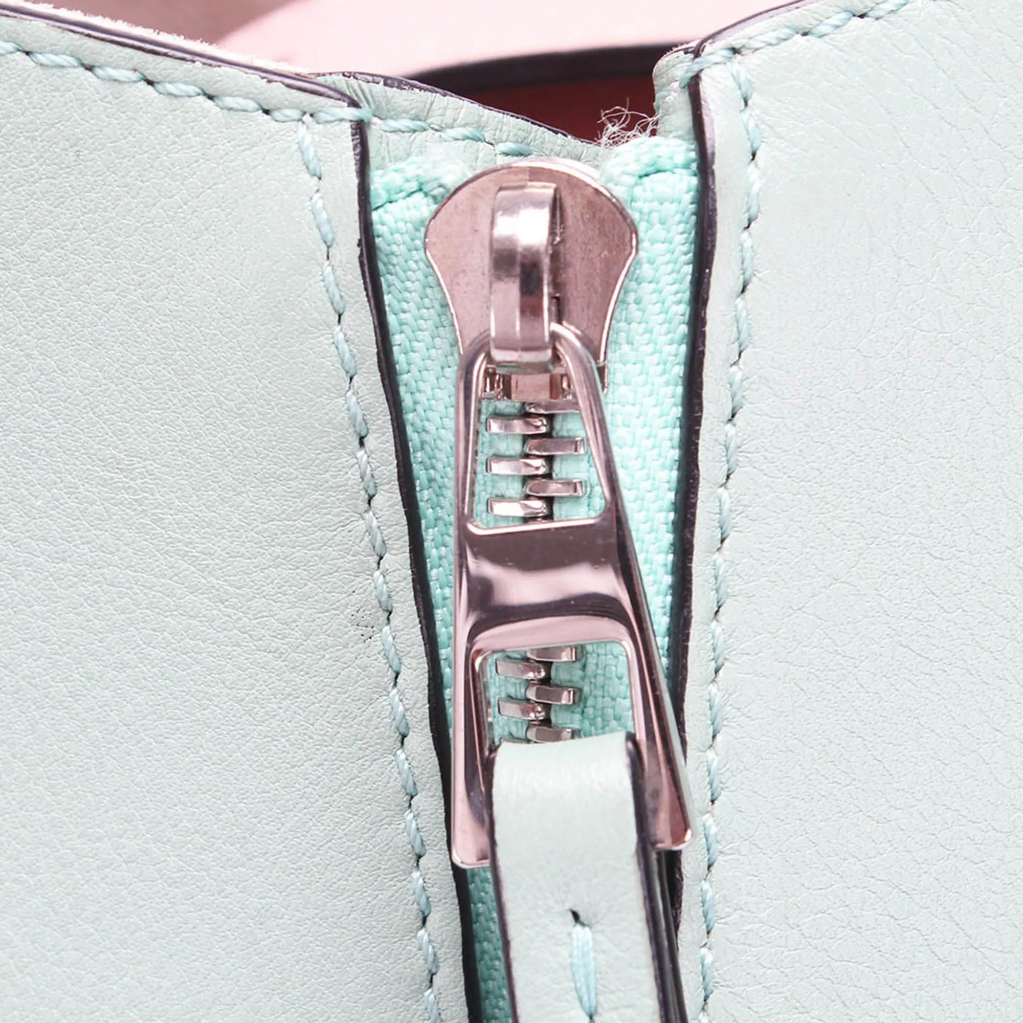Pink LOEWE Small Hammock Gingham Satchel