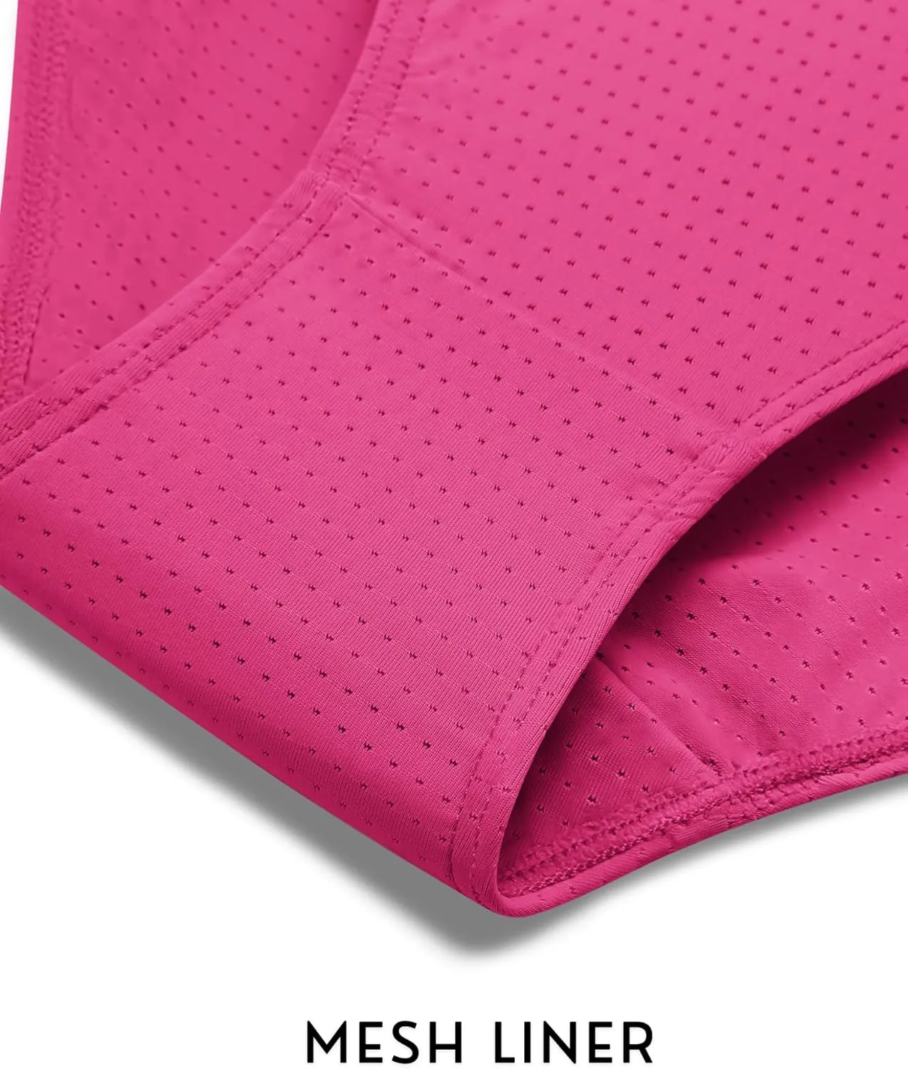 PINSPARK Running Shorts for Women Quick Dry Athletic Short Elastic High Waisted Active Wear with Zip Pockets