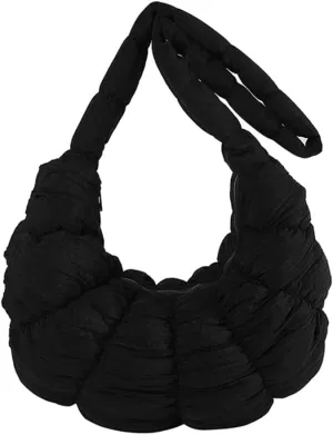 Pleated Bag Large Capacity Shoulder Bags Solid Color Dumpling Bags Fashion Crossbody Bag