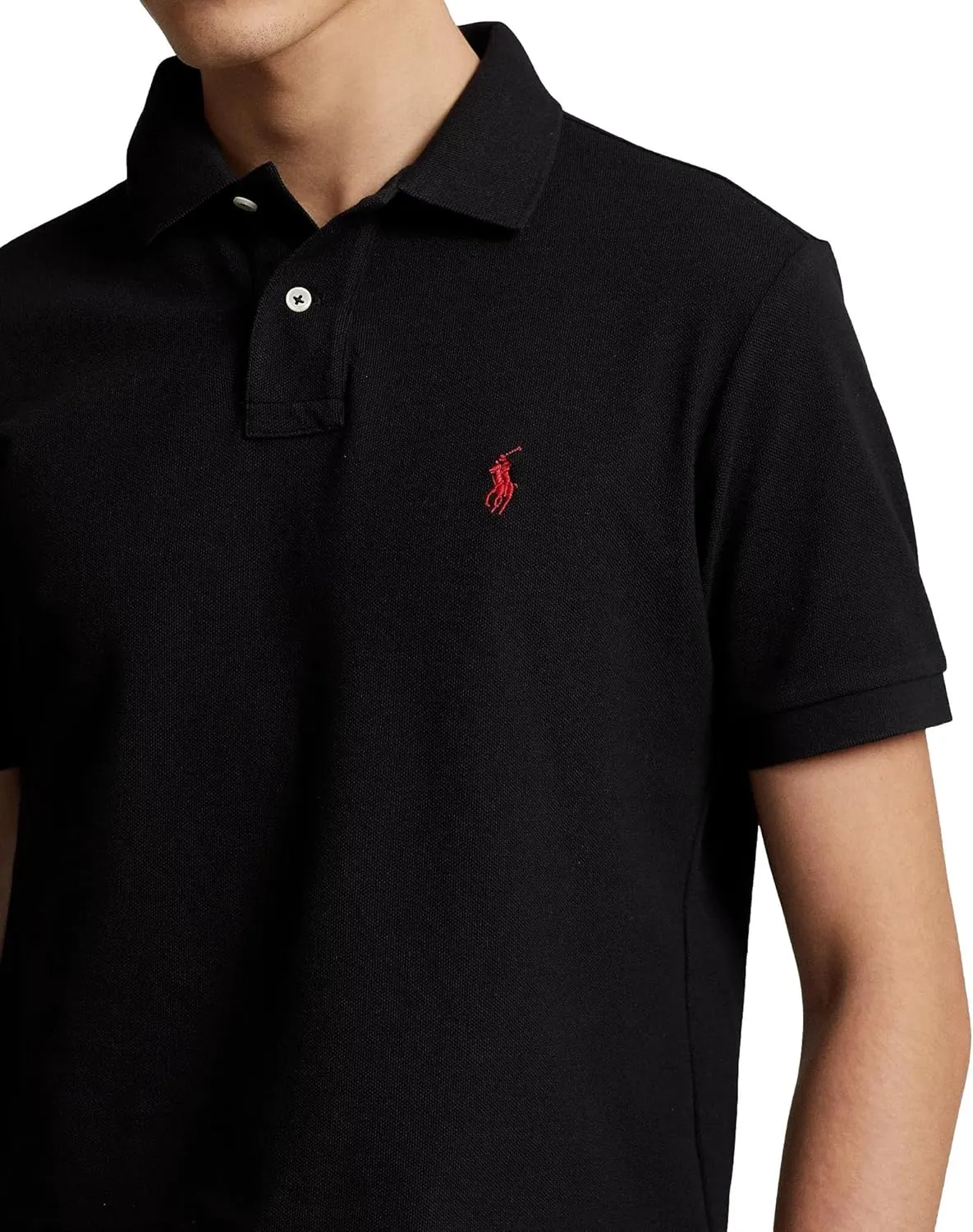POLO RALPH LAUREN Men's Custom Slim Fit Iconic Mesh Polo