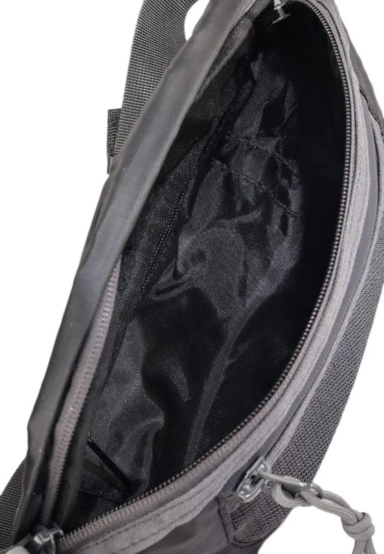 Poly Nylon Mesh Small Waist Pack - Black