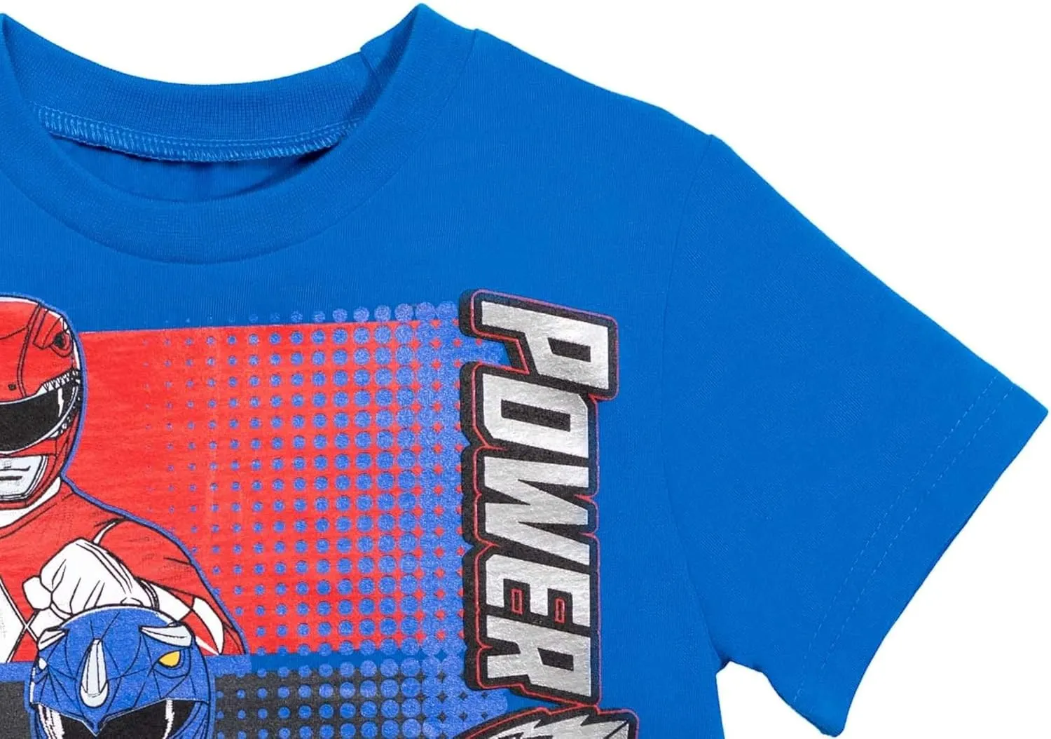 Power Rangers T-Shirt and Mesh Shorts Outfit Set Toddler to Big Kid