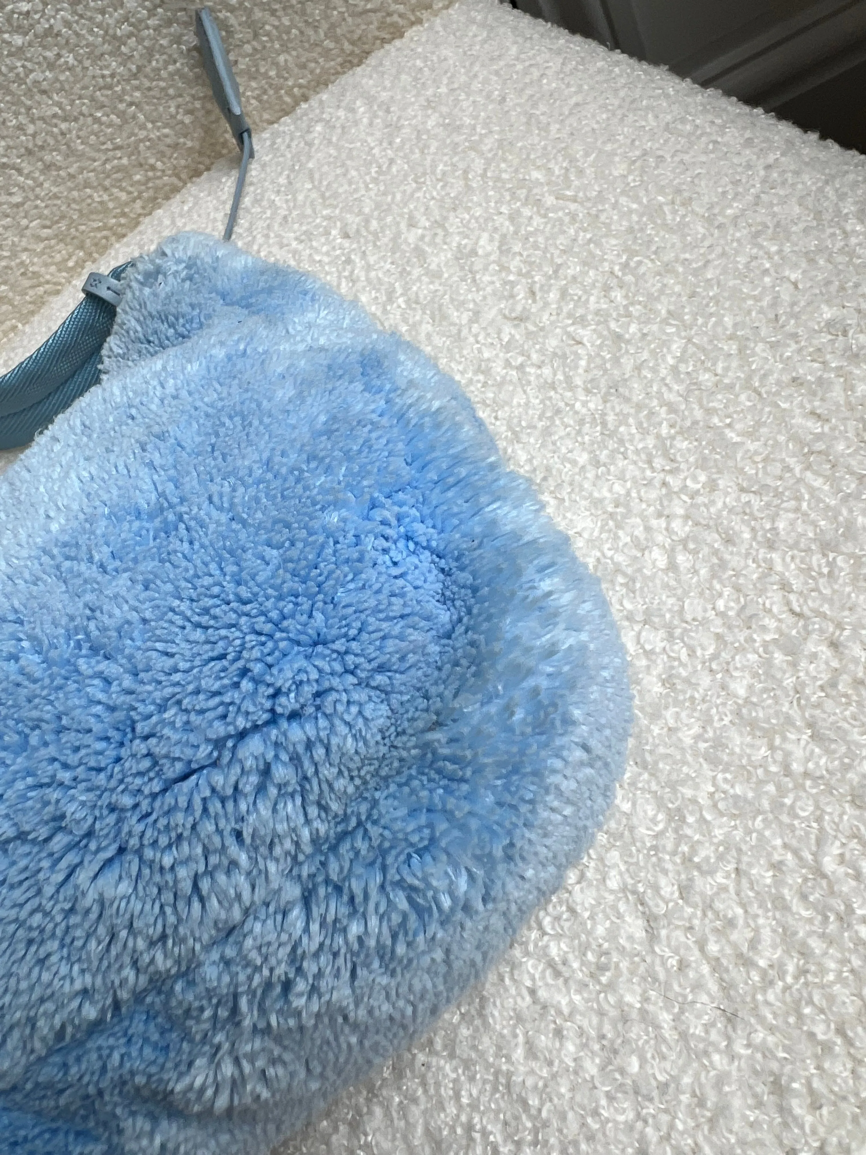 Prada Blue Re-edition 2000 Terry Cloth Shoulder Bag