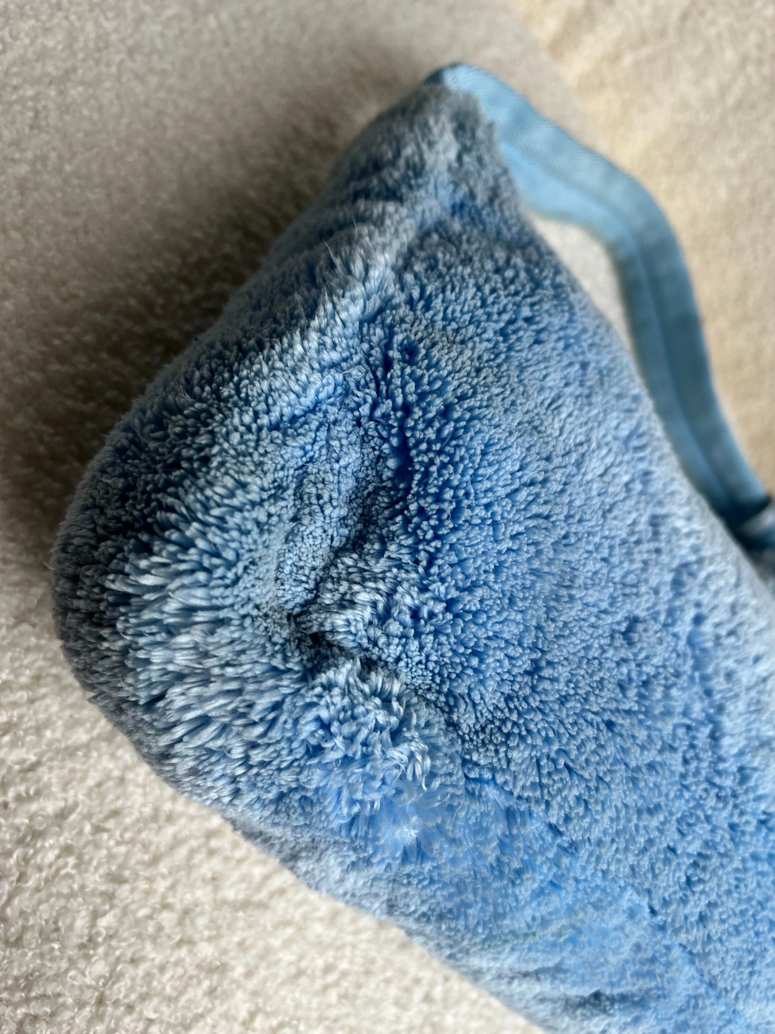 Prada Blue Re-edition 2000 Terry Cloth Shoulder Bag