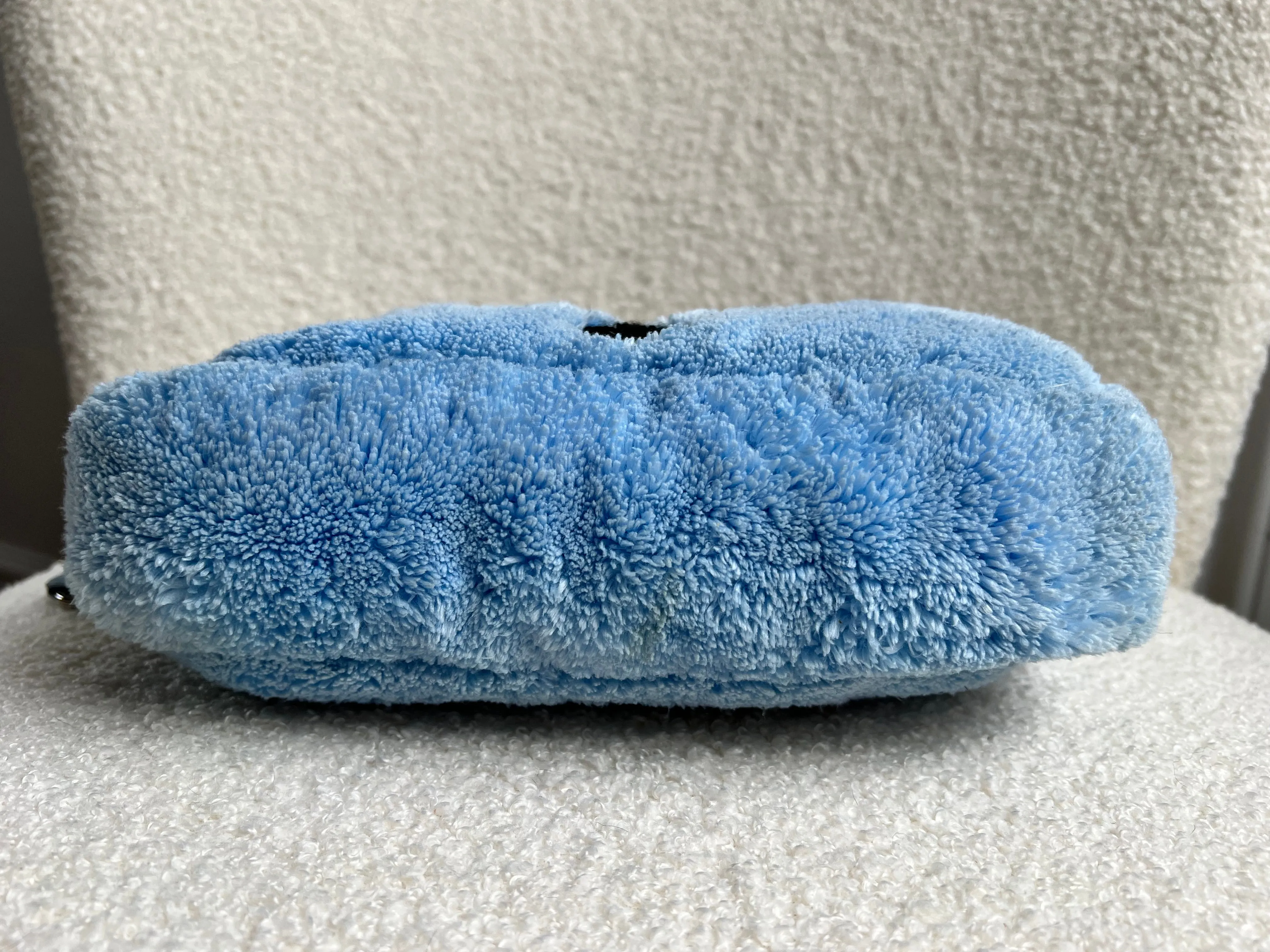 Prada Blue Re-edition 2000 Terry Cloth Shoulder Bag