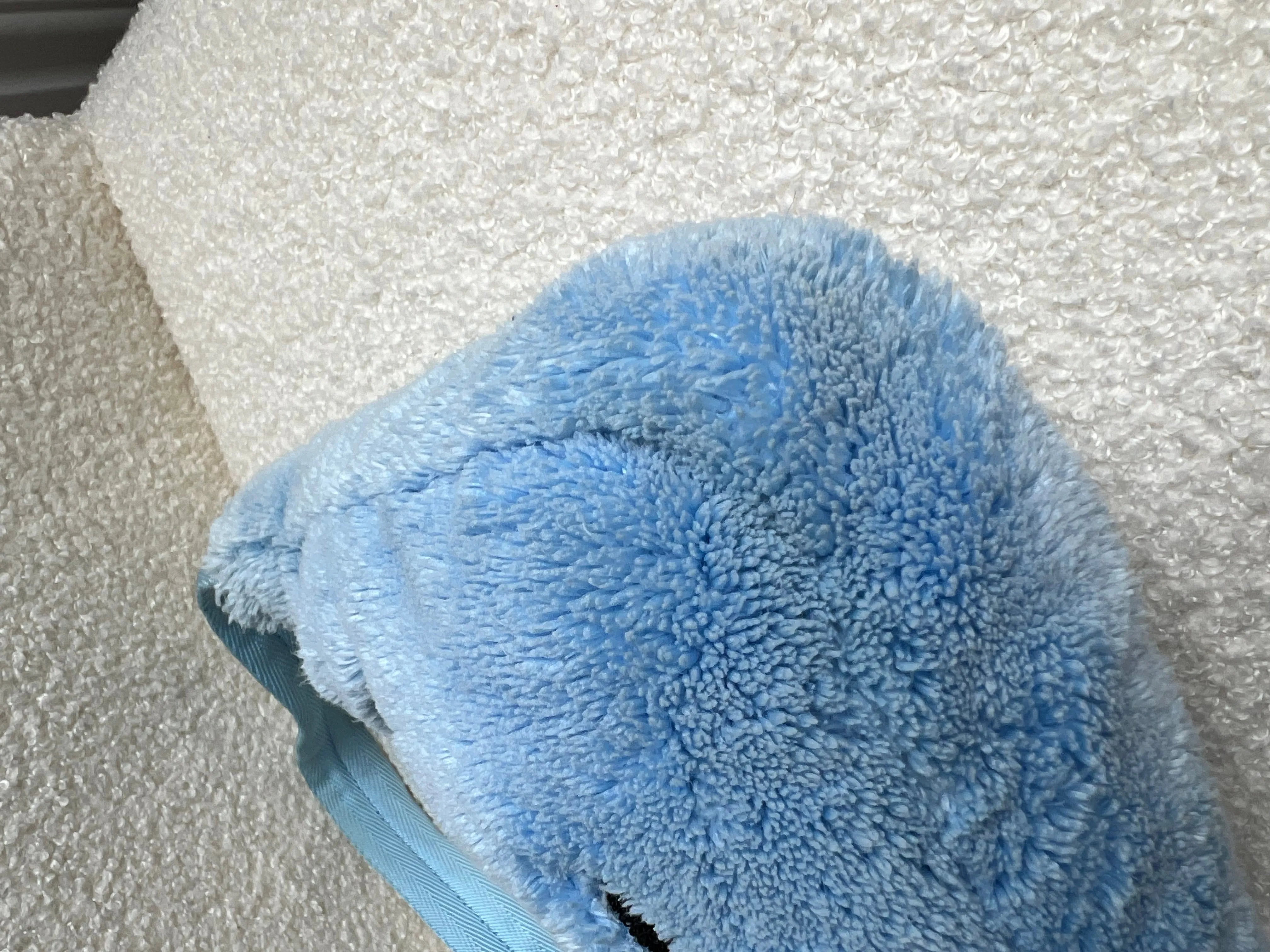 Prada Blue Re-edition 2000 Terry Cloth Shoulder Bag