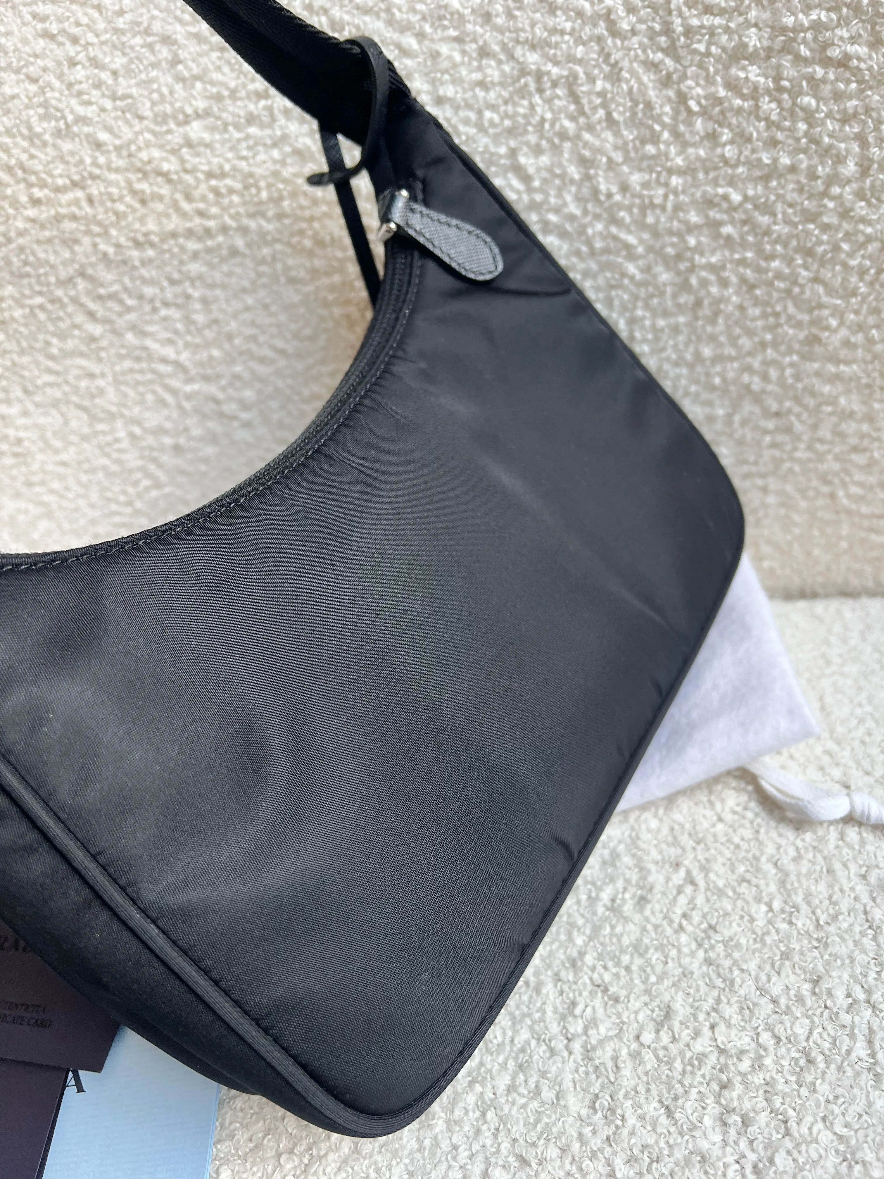 Prada Re-edition Black Nylon Shoulder Bag (RRP £920)