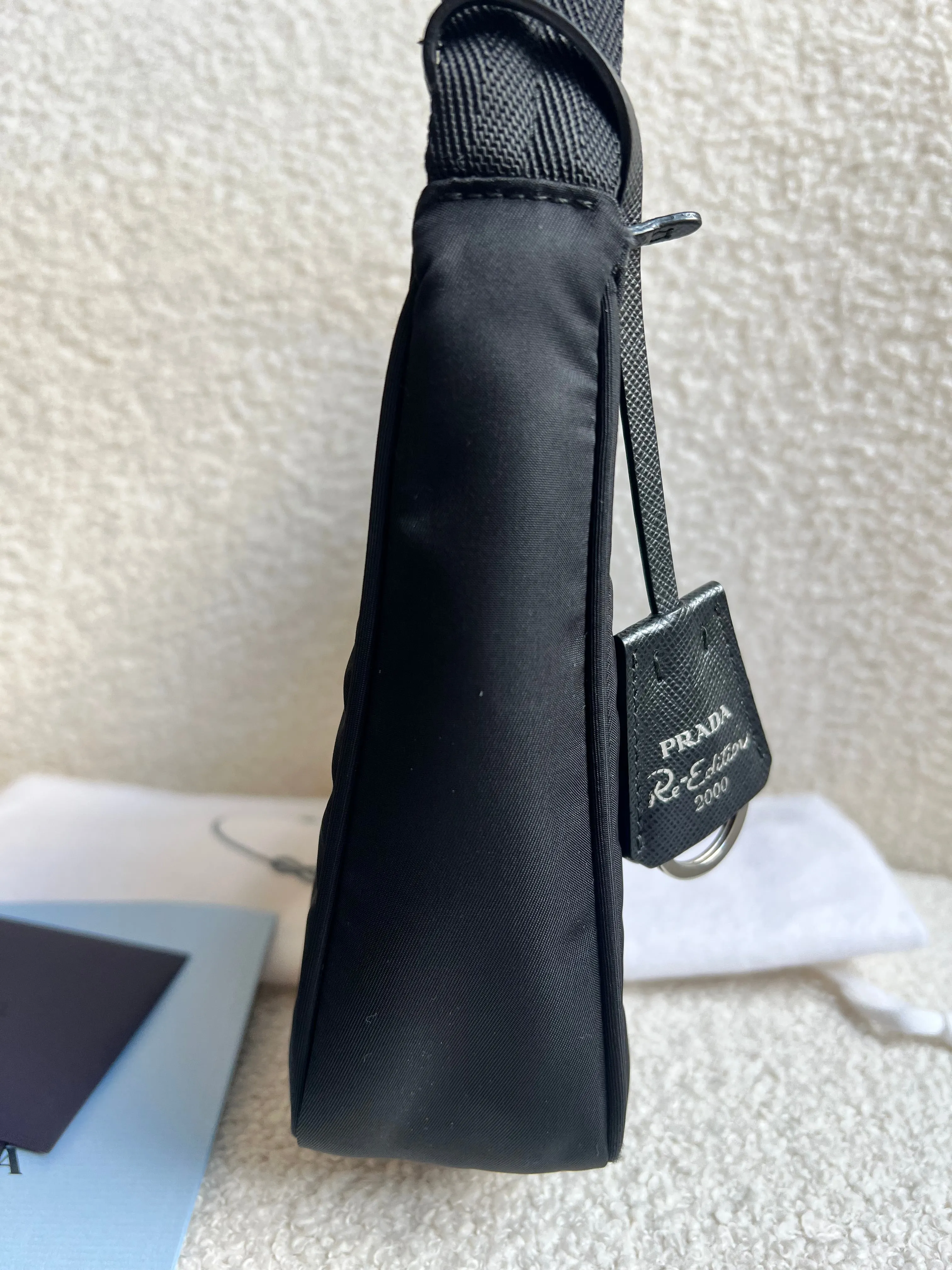 Prada Re-edition Black Nylon Shoulder Bag (RRP £920)