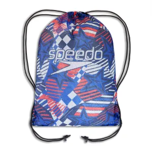 Printed Mesh Bag (Red/White/Blue)