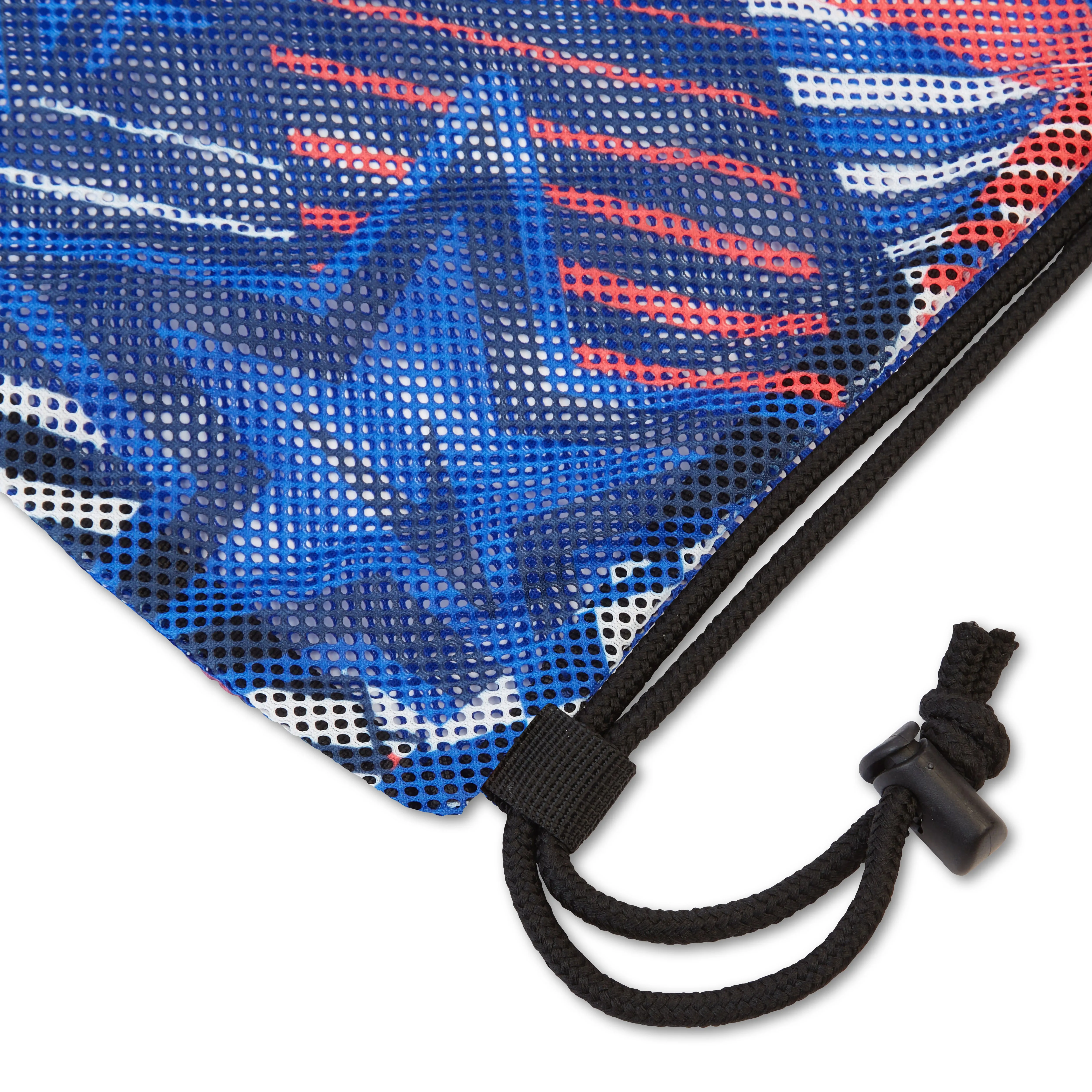 Printed Mesh Bag (Red/White/Blue)