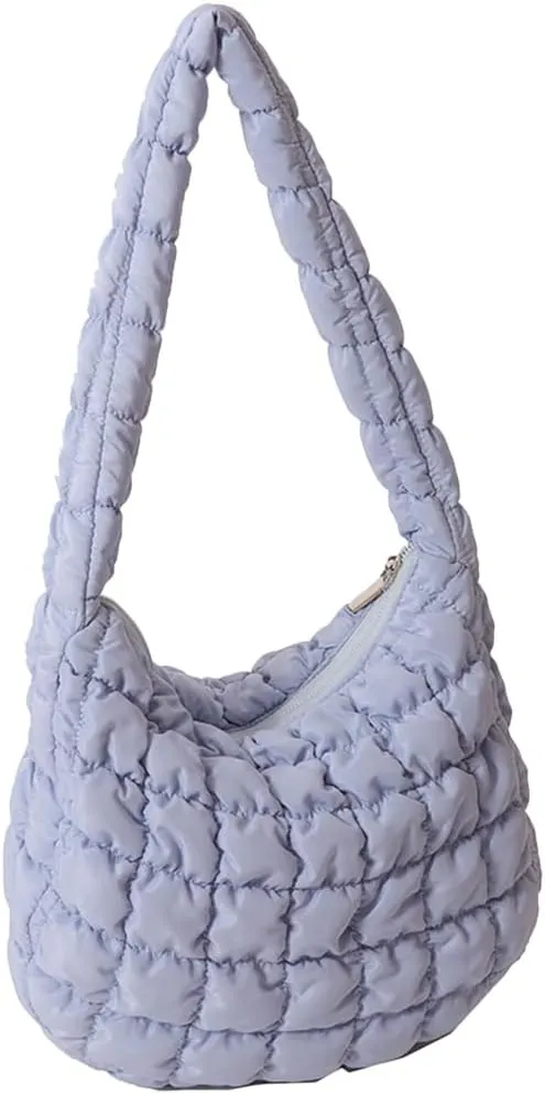 Puffer Tote Bag for Women Crossbody Bags Quilted Bags Fashion Cloud Large Hobo Quilted Handbags Puff Purse