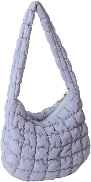 Puffer Tote Bag for Women Crossbody Bags Quilted Bags Fashion Cloud Large Hobo Quilted Handbags Puff Purse