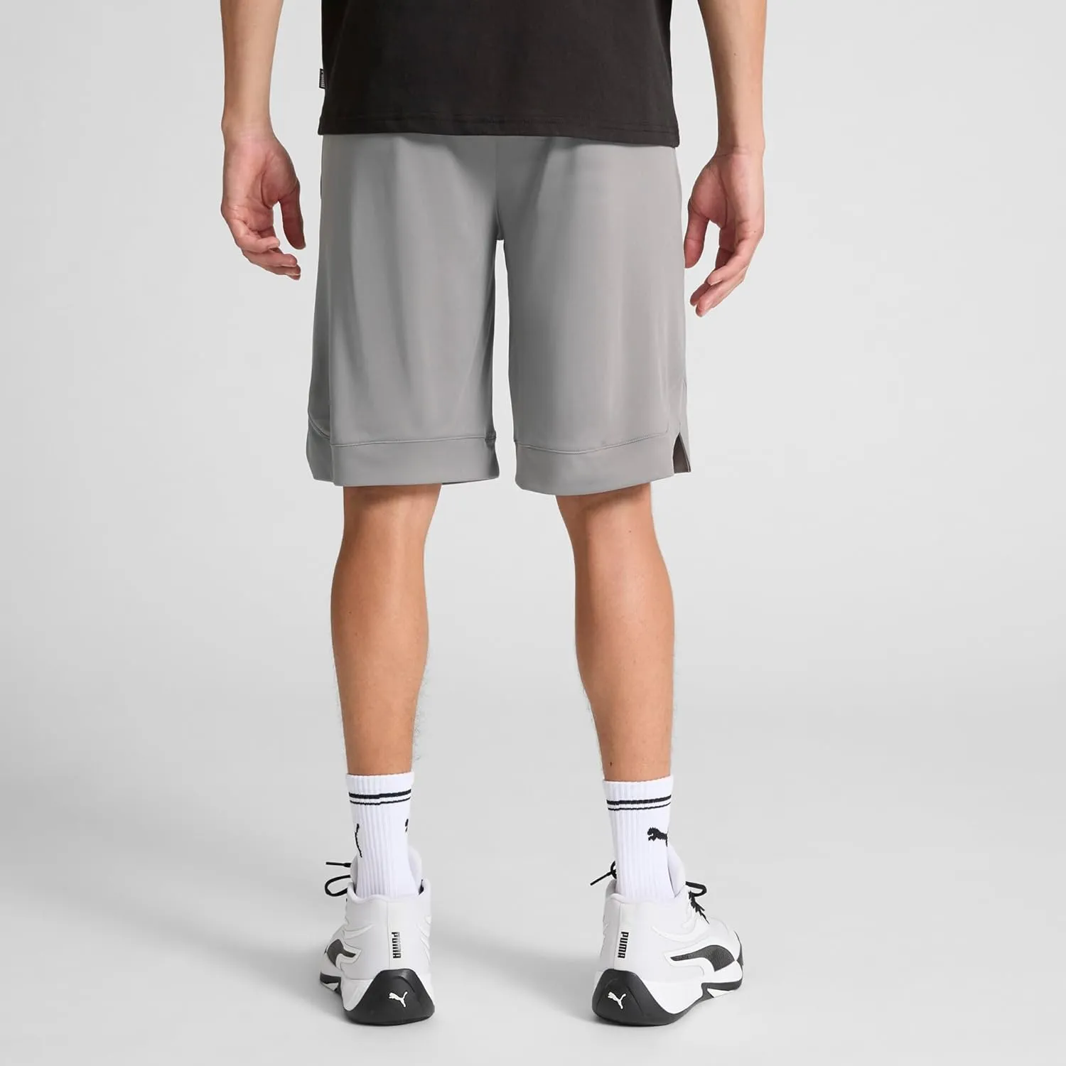 PUMA Men's Rtg Shiny Fabric 10" Shorts (Available in Big & Tall)
