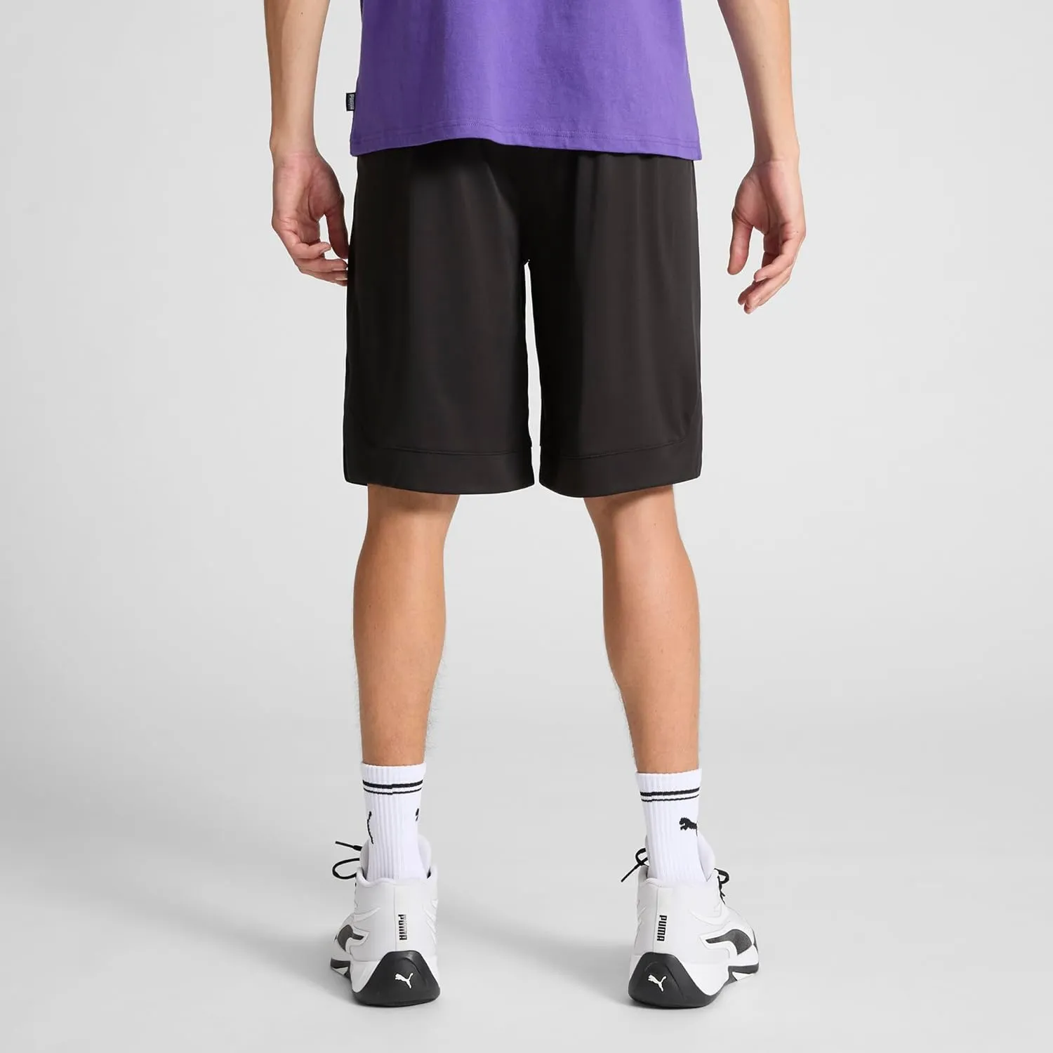 PUMA Men's Rtg Shiny Fabric 10" Shorts (Available in Big & Tall)