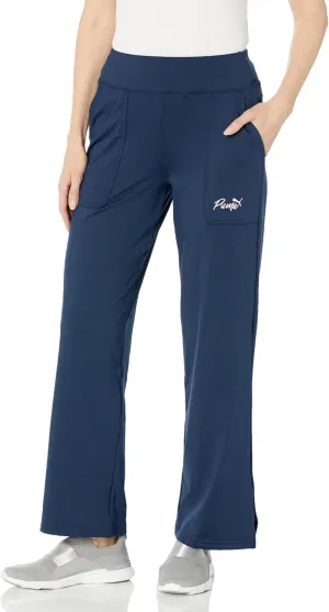 PUMA Women's Live in High Waist Straight Pants (Available in Plus Sizes)