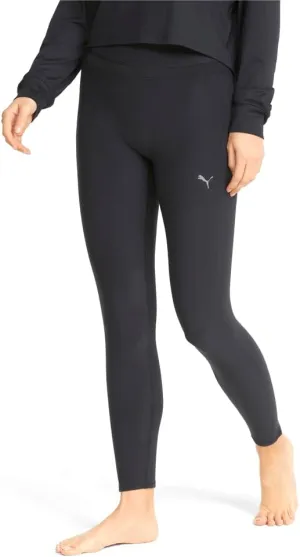 PUMA Womens Studio Yogini Luxe Mesh Inset Hw 78 Leggings Athletic Casual Pockets - Black - Size XS