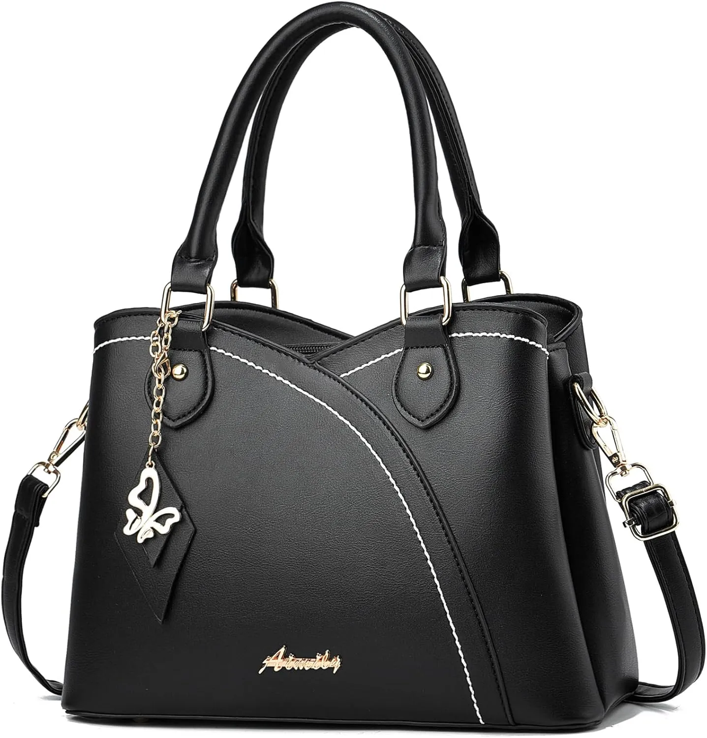 Purses and Handbags for Women Tote PU Leather Ladies Satchel Top Handle Crossbody Shoulder Bag