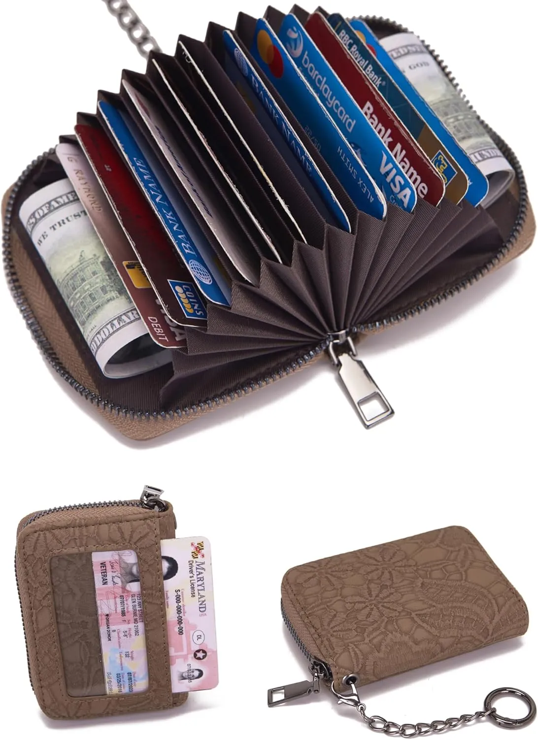 Qiyuer Medium Handbags For Women Vegan Leather Purses Set Satchel Tote Bags With Matching Wallet 2pcs