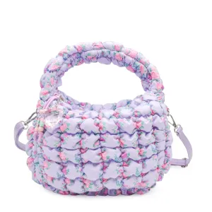 Quilted Scrunchies Floral Printed Crossbody