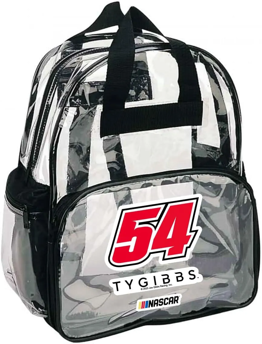 R and R Imports NASCAR Ty Gibbs Clear View Backpack