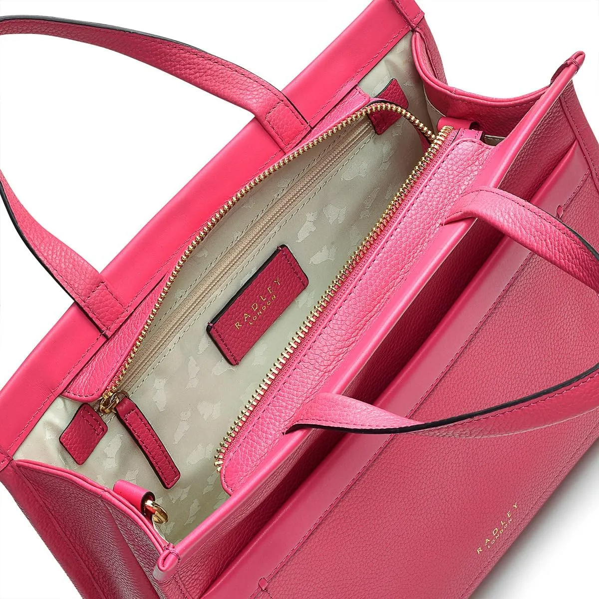 RADLEY London Alba Place Women's Small Leather Ziptop Satchel Bag