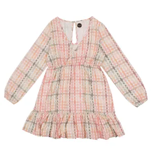 Rainbow Gingham Women’s Dress AW22